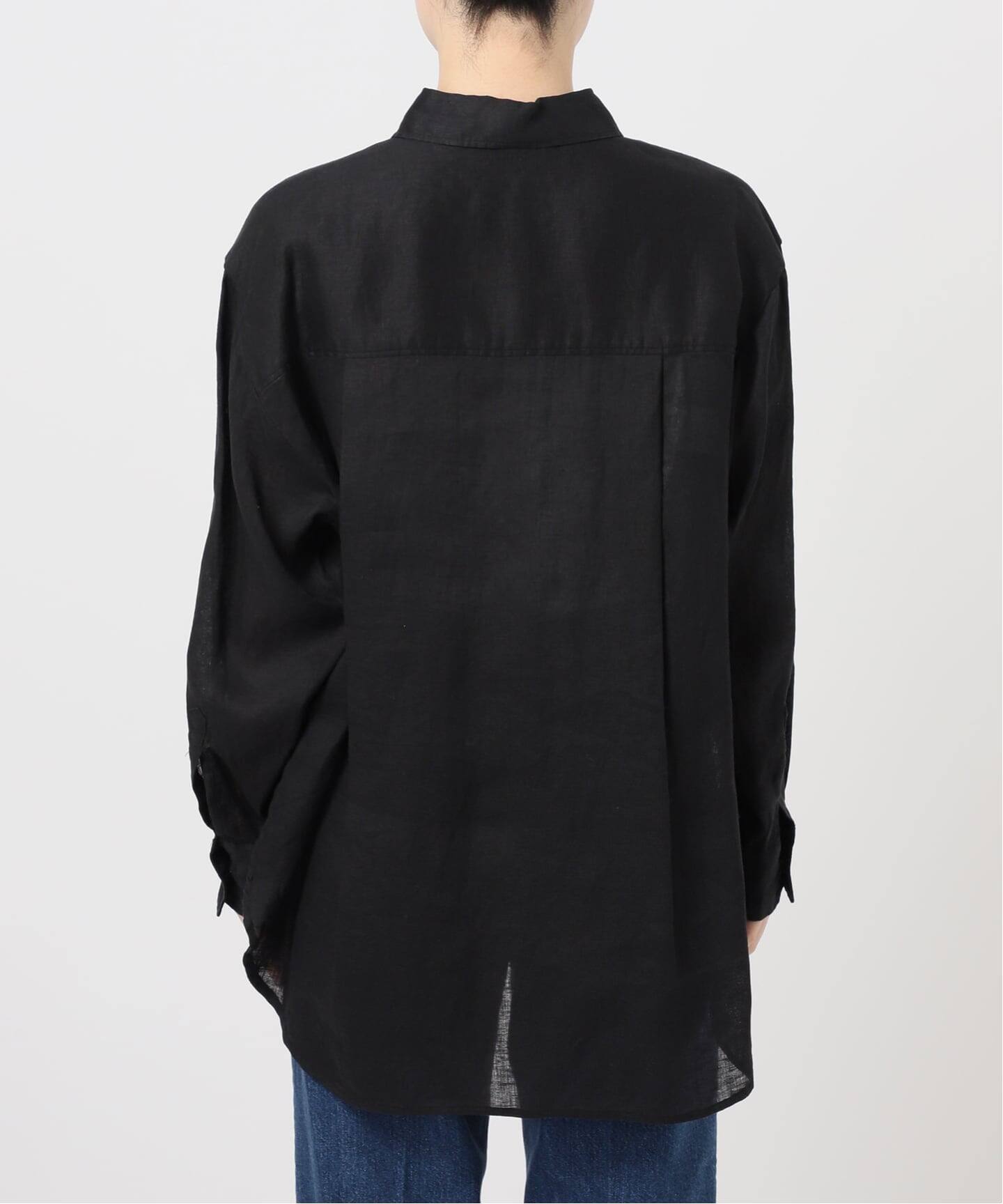 S/Mサイズ展開》手洗い可 / 2WAYフレンチリネンシャツ（シャツ