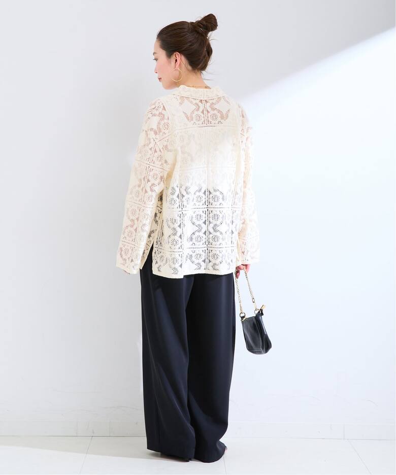 手洗い可 / レースembroideryシャツ（シャツ／ブラウス）｜B.C STOCK 