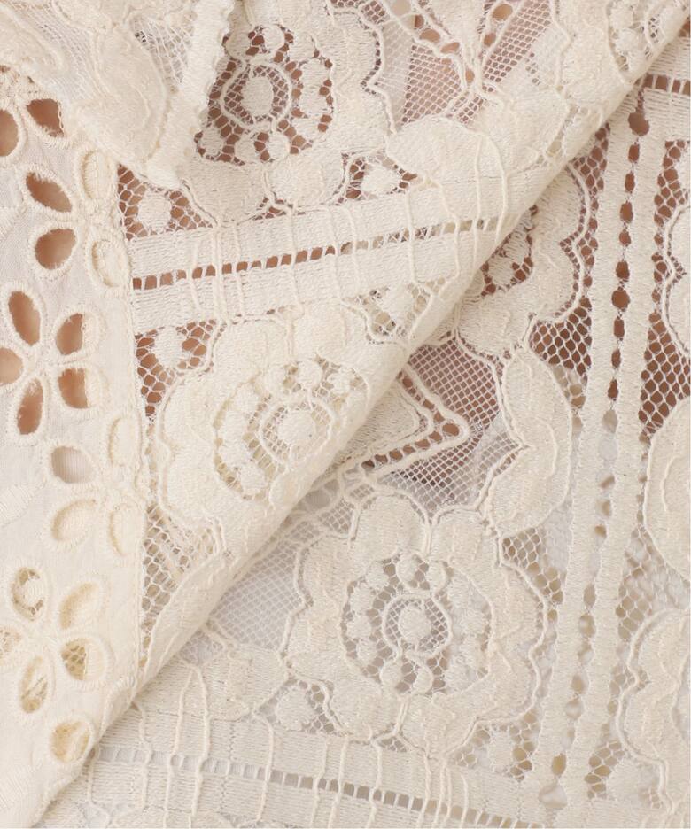 手洗い可 / レースembroideryシャツ（シャツ／ブラウス）｜B.C STOCK 