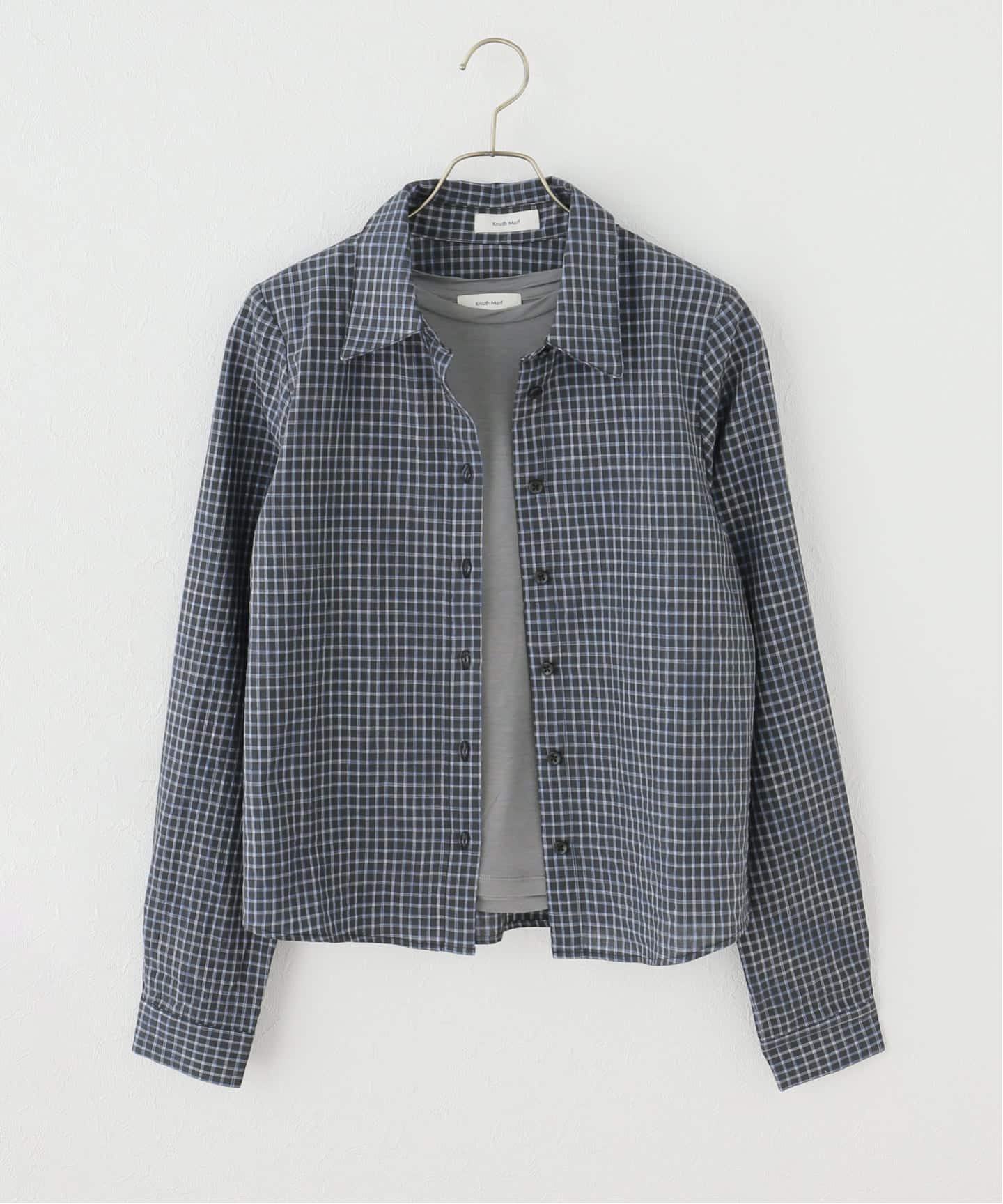 Knuth Marf/クヌースマーフ 2-piece layered compact shirt（シャツ