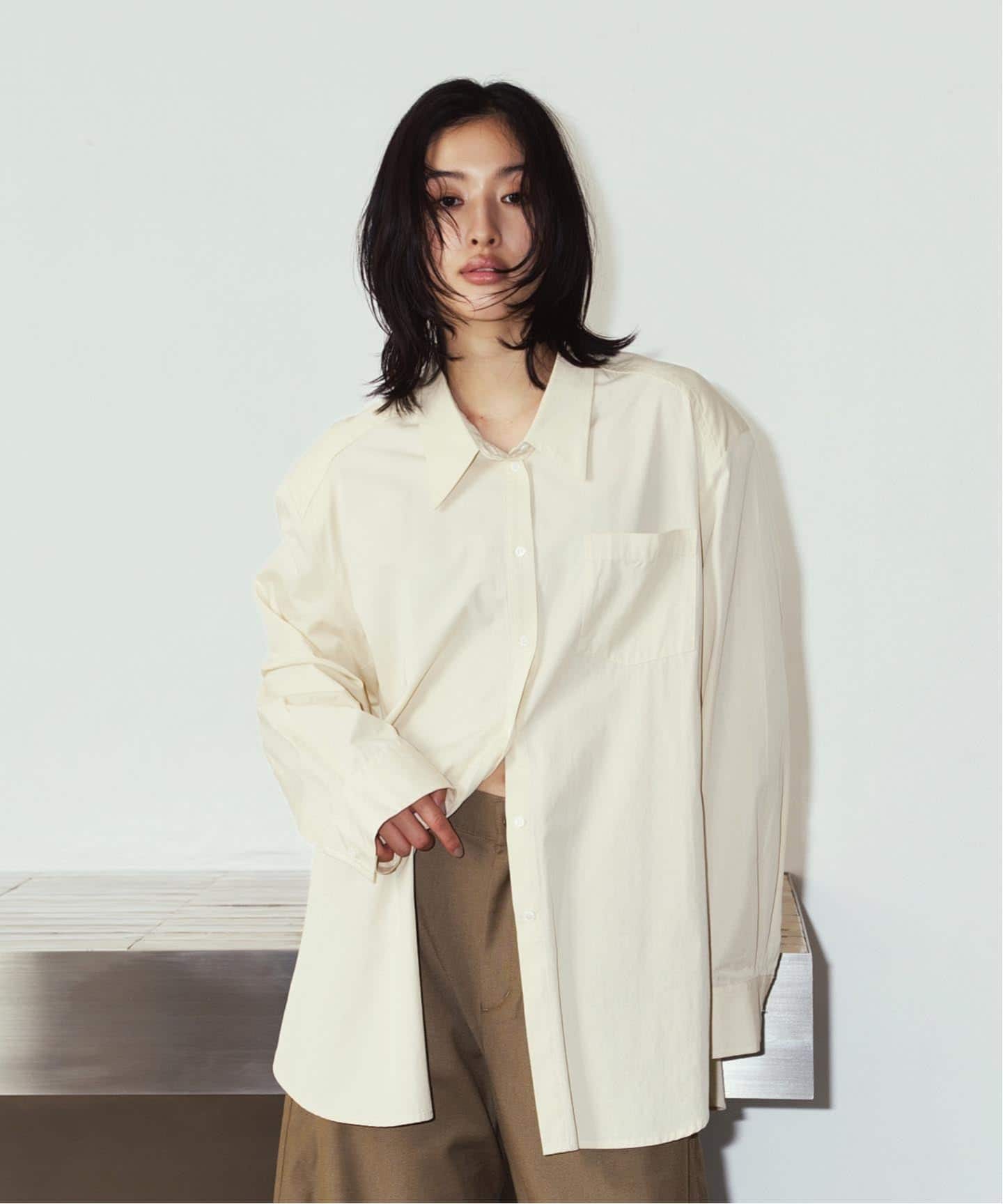 Knuth Marf / クヌースマーフ label over shirt（シャツ／ブラウス