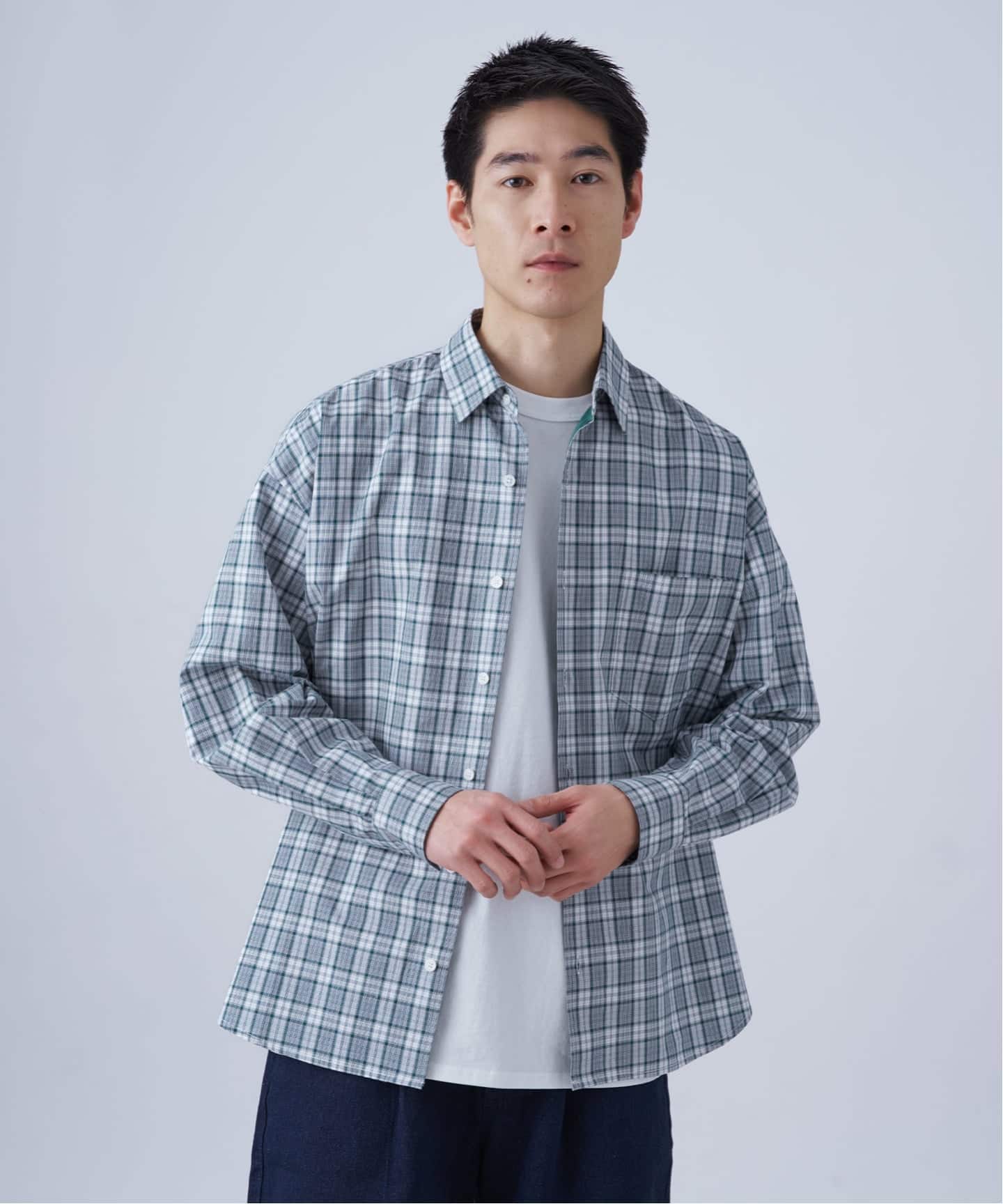 お盆セール！B.C STOCK ベーセーストック　アソート柄シャツ アソートオーバーシャツ（シャツ／ブラウス）｜B.C STOCK（ベーセー