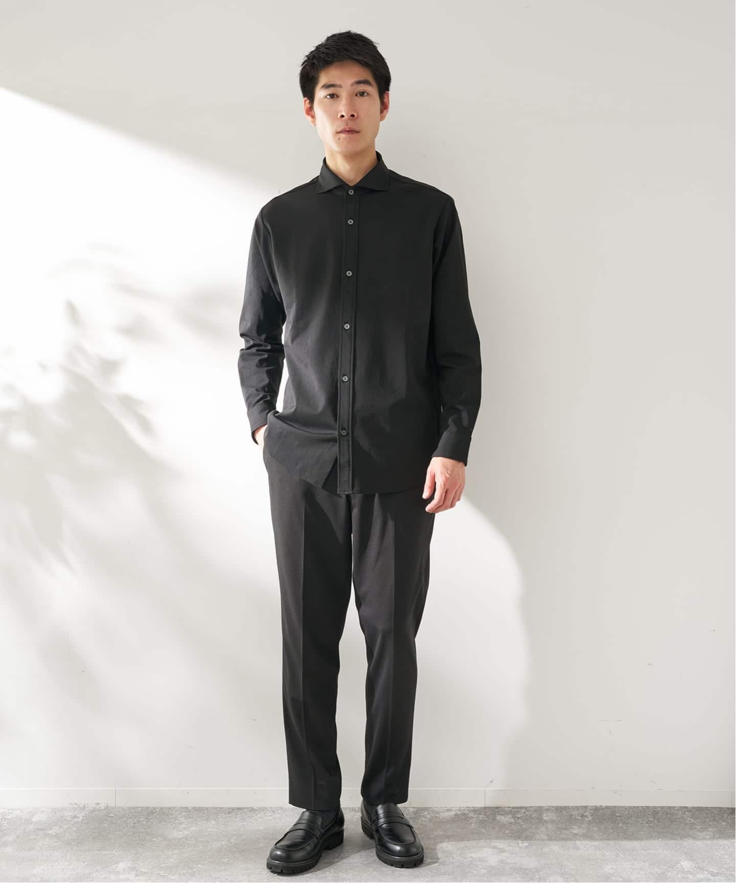 MULTI FUNCTION 32G PONTE ロングスリーブシャツ（シャツ／ブラウス