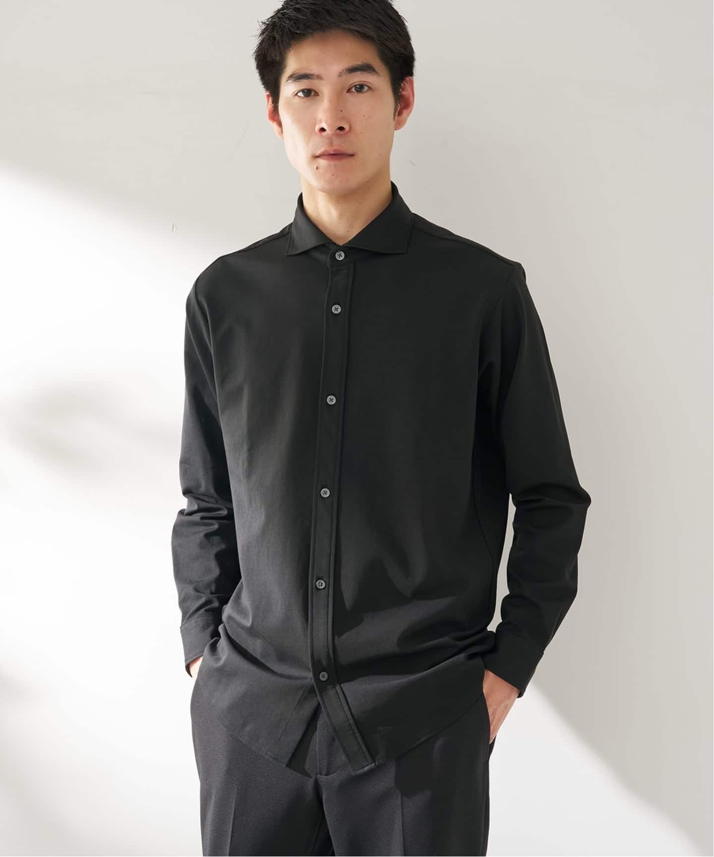 MULTI FUNCTION 32G PONTE ロングスリーブシャツ（シャツ／ブラウス