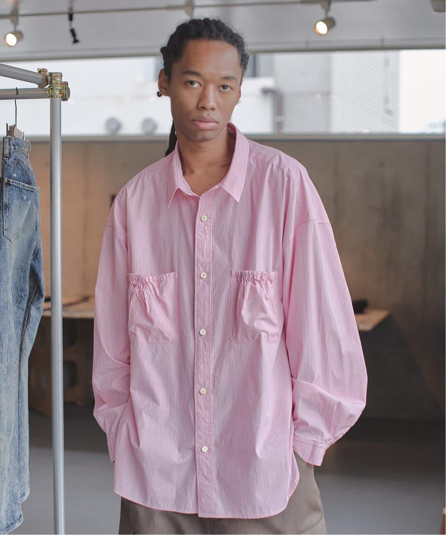 refomed /リフォメッド WRIST PATCH WIDE SHIRT 