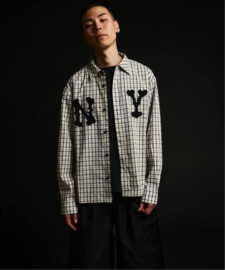 WOKE EDGE / ウォークエッジ NY Glit Check Shirt（シャツ／ブラウス 