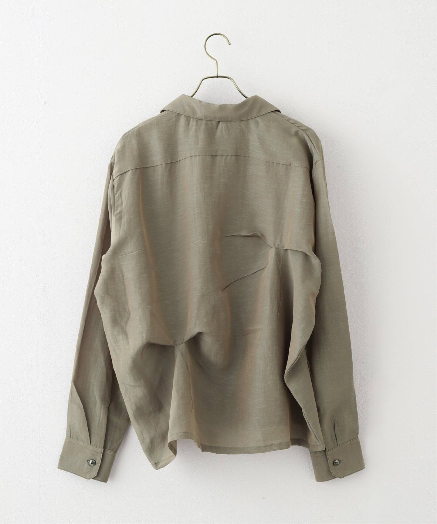 JieDa / ジエダ HAND STITCH OPEN COLLAR SHIRT（シャツ／ブラウス