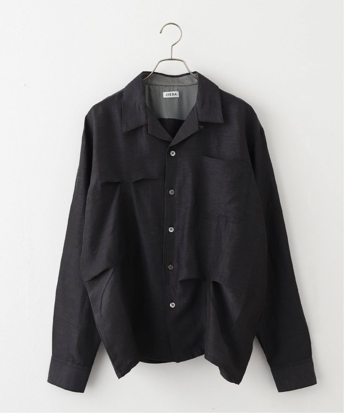 JieDa / ジエダ HAND STITCH OPEN COLLAR SHIRT（シャツ／ブラウス