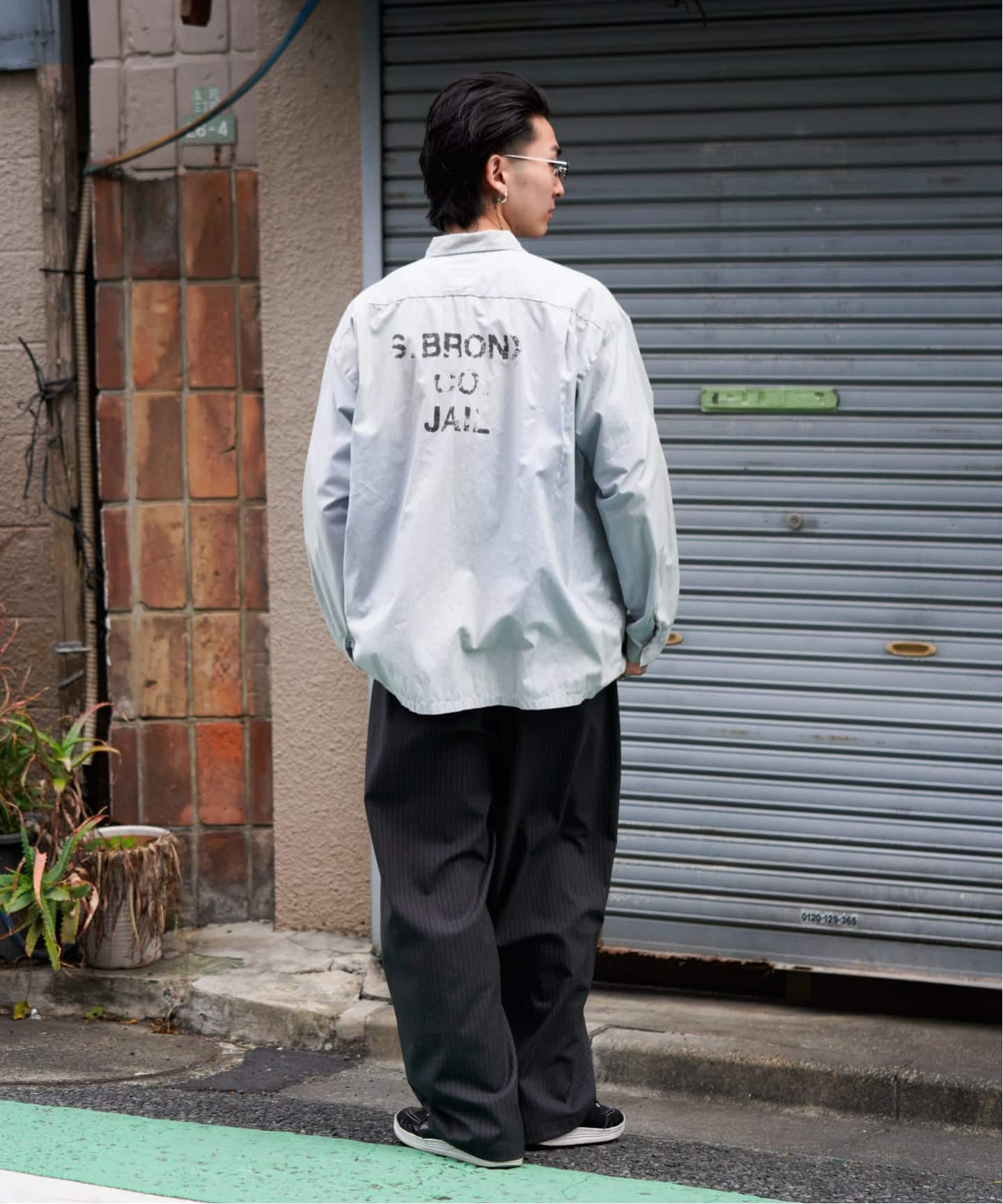 BOWWOW / バウワウ S.BRONX CO. JAIL SHIRT AGED（シャツ／ブラウス