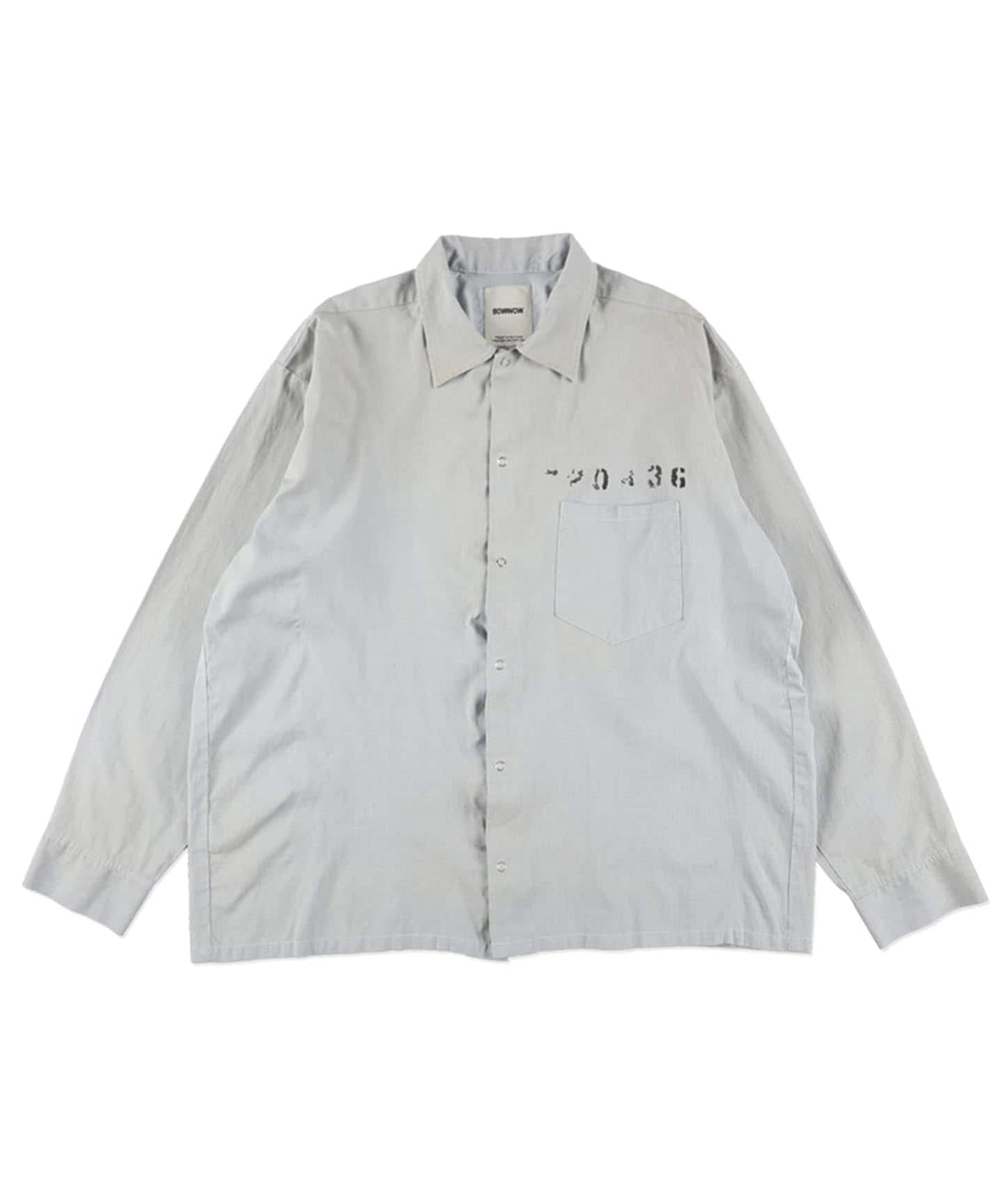 BOWWOW バウワウ S.BRONX CO. JAIL SHIRT AGED BOWWOW / バウワウ S.BRONX CO. JAIL SHIRT AGED（シャツ／ブラウス