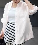 《一部カラーWEB限定》ラミーリヨセルバンドカラーシャツ