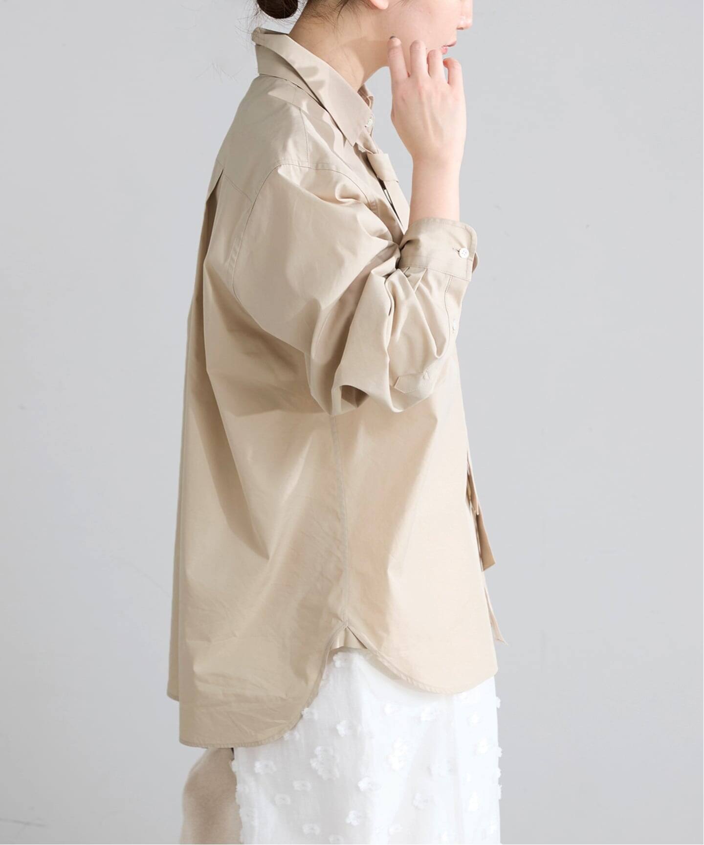 T/C タイ付きプレーンシャツ（シャツ／ブラウス）｜IENA（イエナ）の 