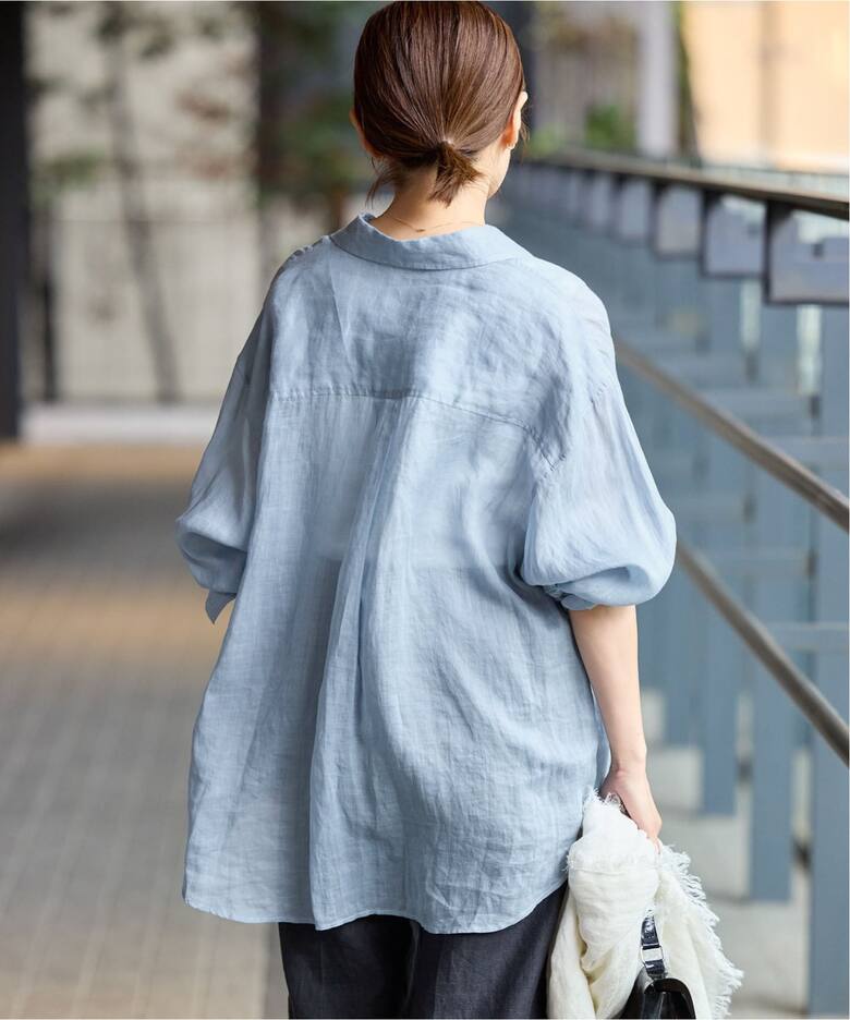セットアップ対応》ラミーレギュラーカラーシャツ（シャツ／ブラウス 
