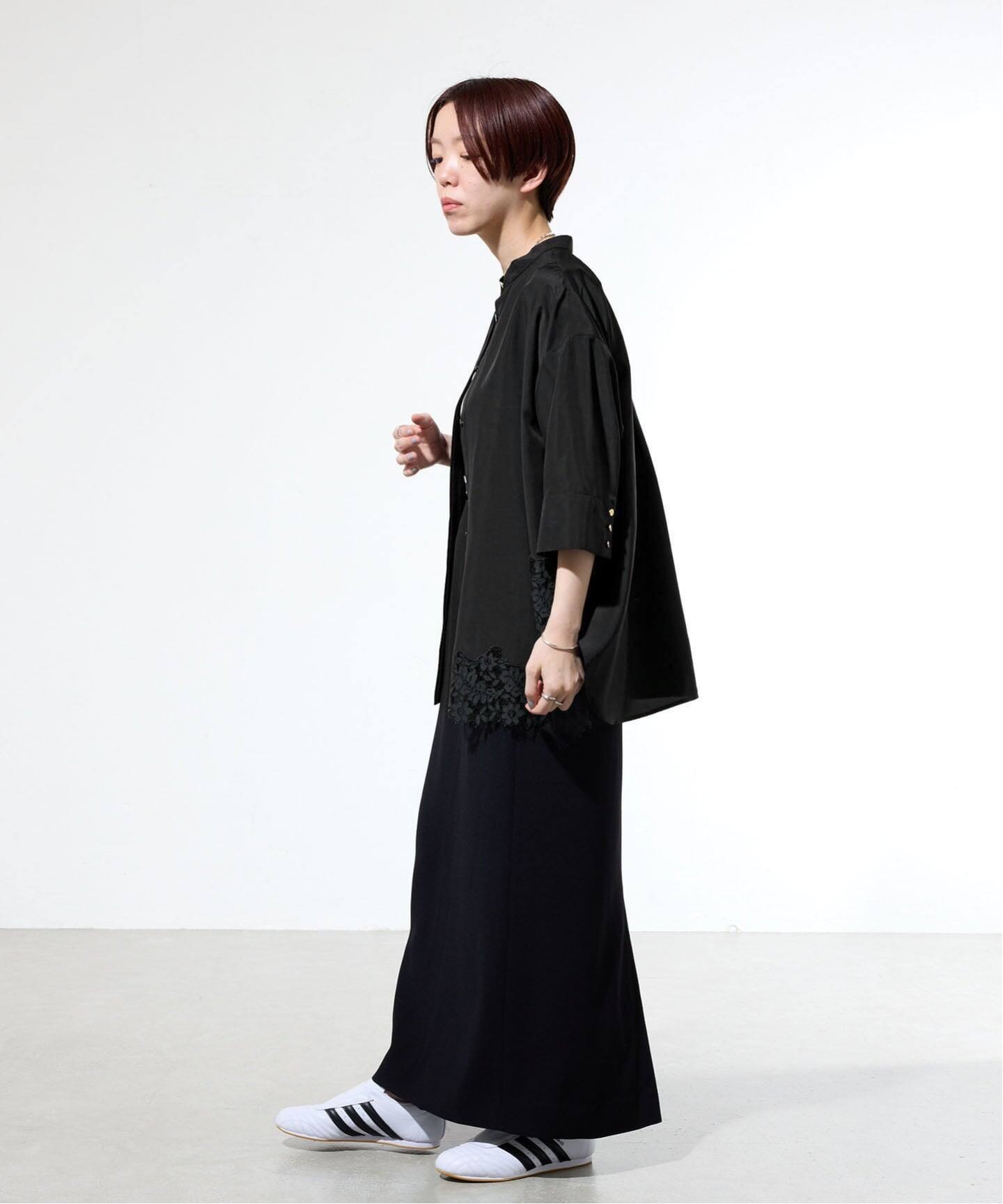一部店舗限定》裾レースシャツ（シャツ／ブラウス）｜IENA（イエナ）の