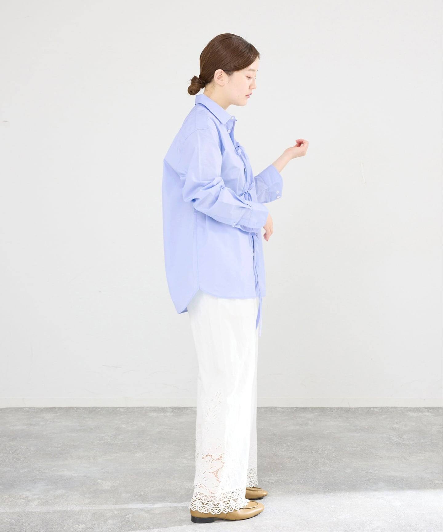 MA/RE/マレ RIBBON SHIRTS シャツ LIGHT COTTON 104 GR（シャツ