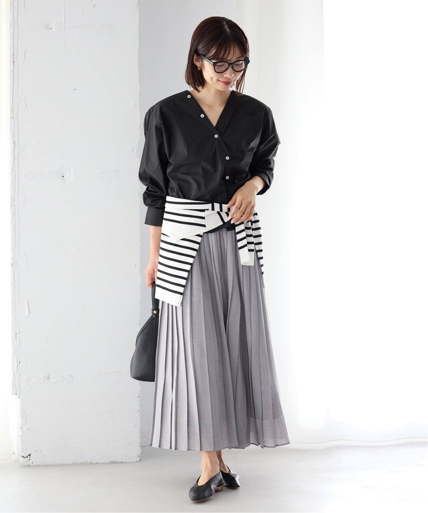 MA/RE/マレ カシュクールSHIRTS シャツ LIGHT COTTON 104 GR（シャツ