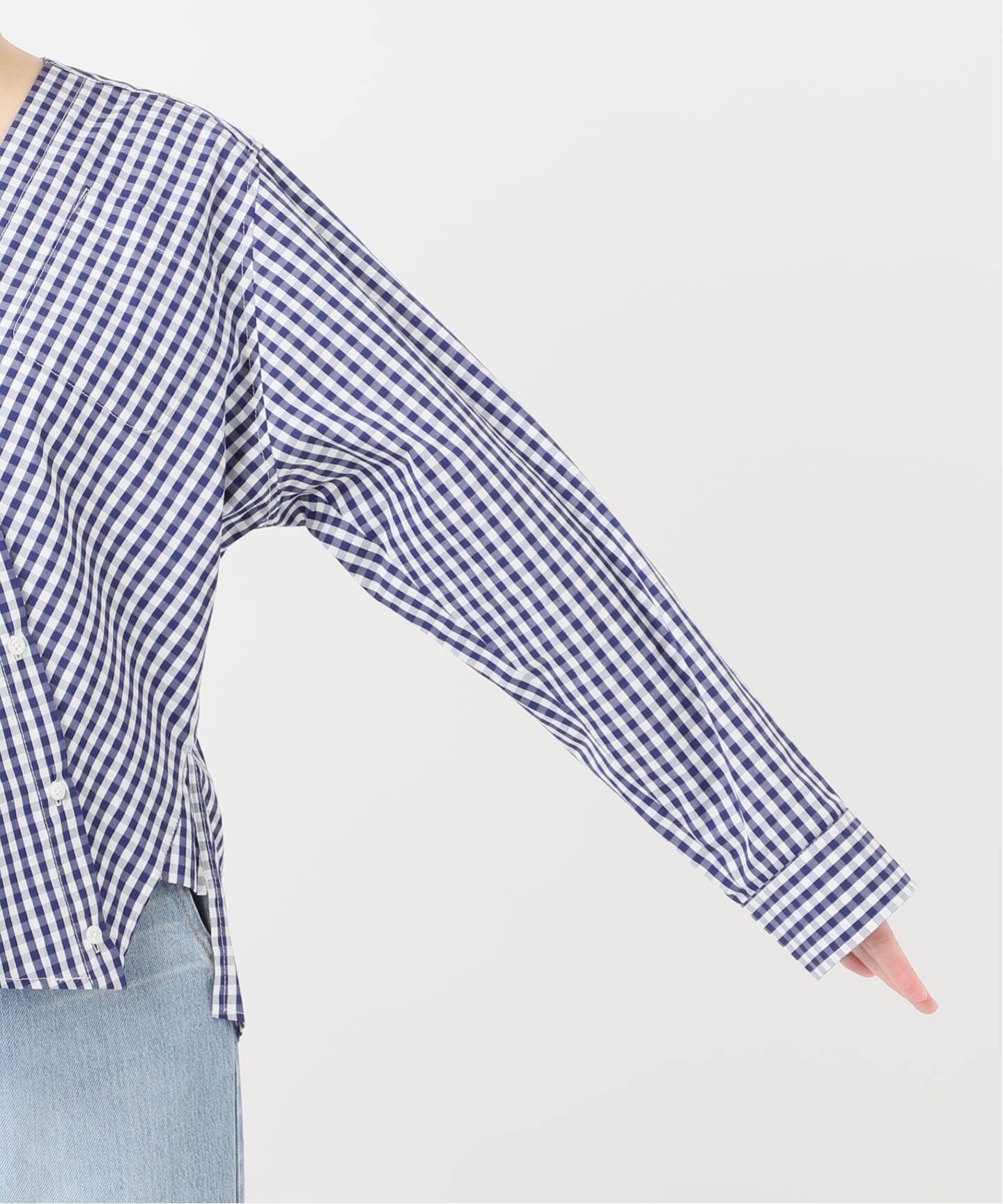MA/RE/マレ カシュクールSHIRTS シャツ LIGHT COTTON 104 GR（シャツ