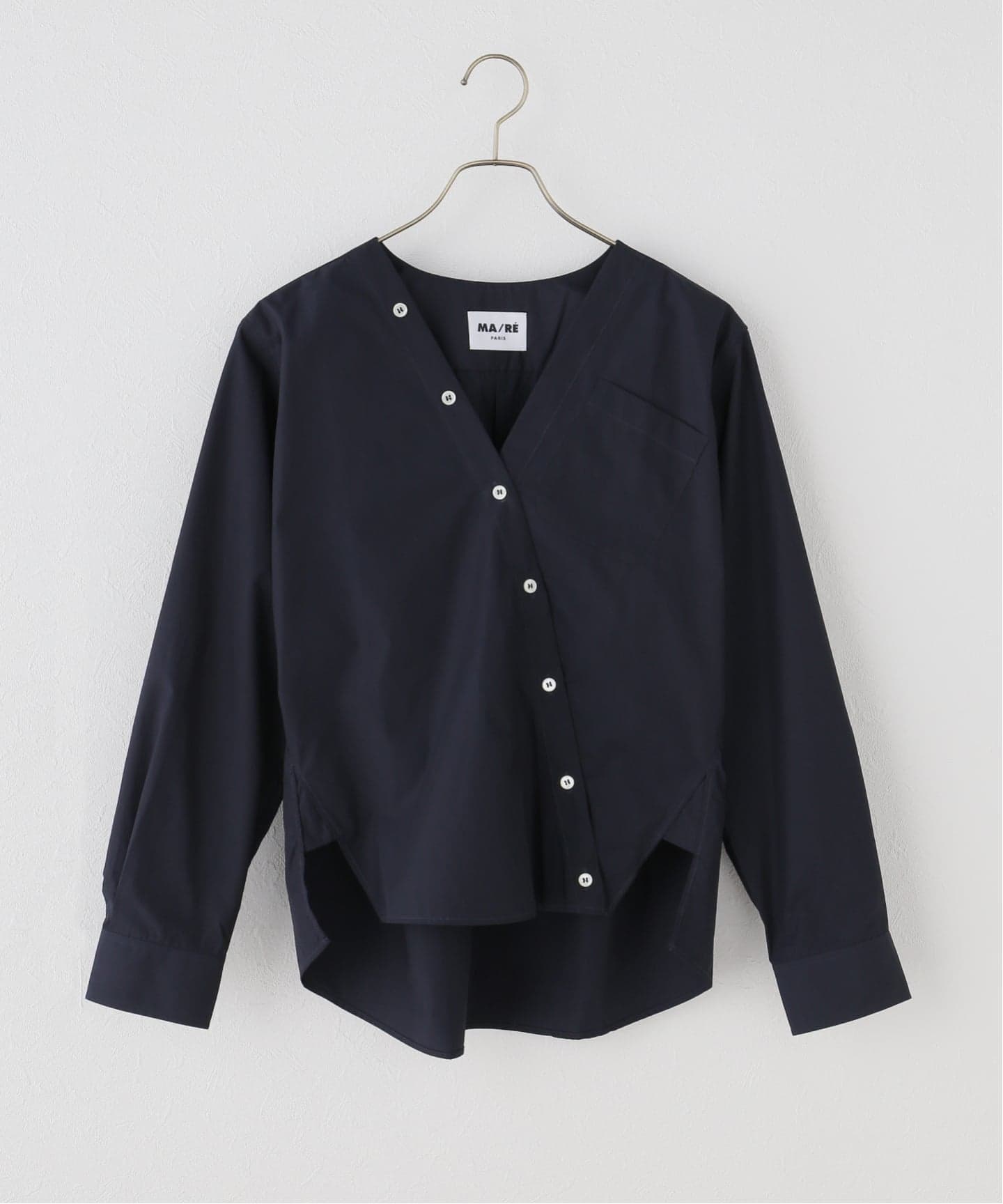 MA/RE/マレ カシュクールSHIRTS シャツ LIGHT COTTON 104 GR（シャツ