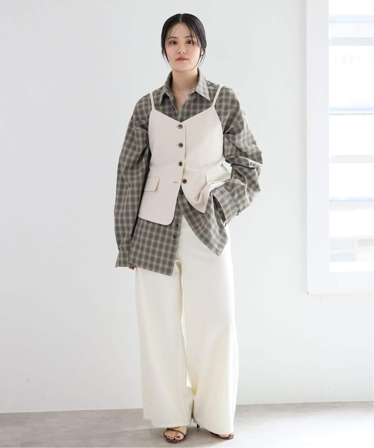 一部店舗限定】JANE SMITH/ジェーンスミス CHECK SH シャツ 26SSH-413S