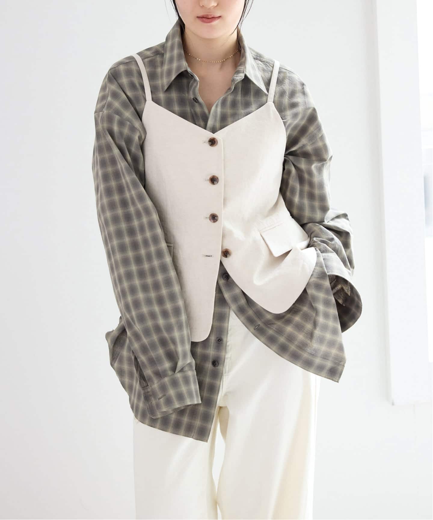 一部店舗限定】JANE SMITH/ジェーンスミス CHECK SH シャツ 26SSH-413S