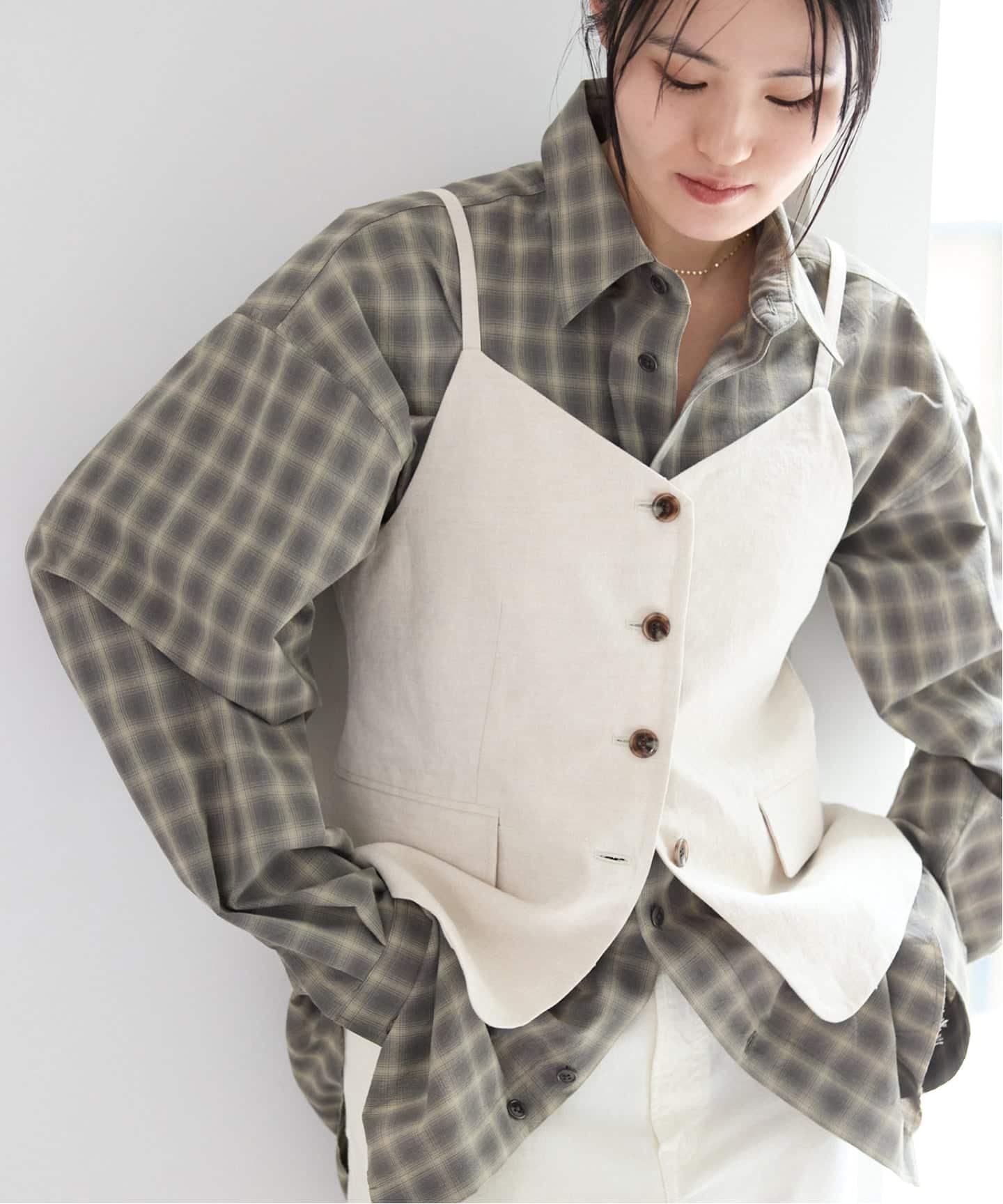 JANE SMITH/ジェーンスミス 別注シアータンク JANE SMITH(ジェーンスミス)のSHORT SLEEVE WITH TANK LAYERED