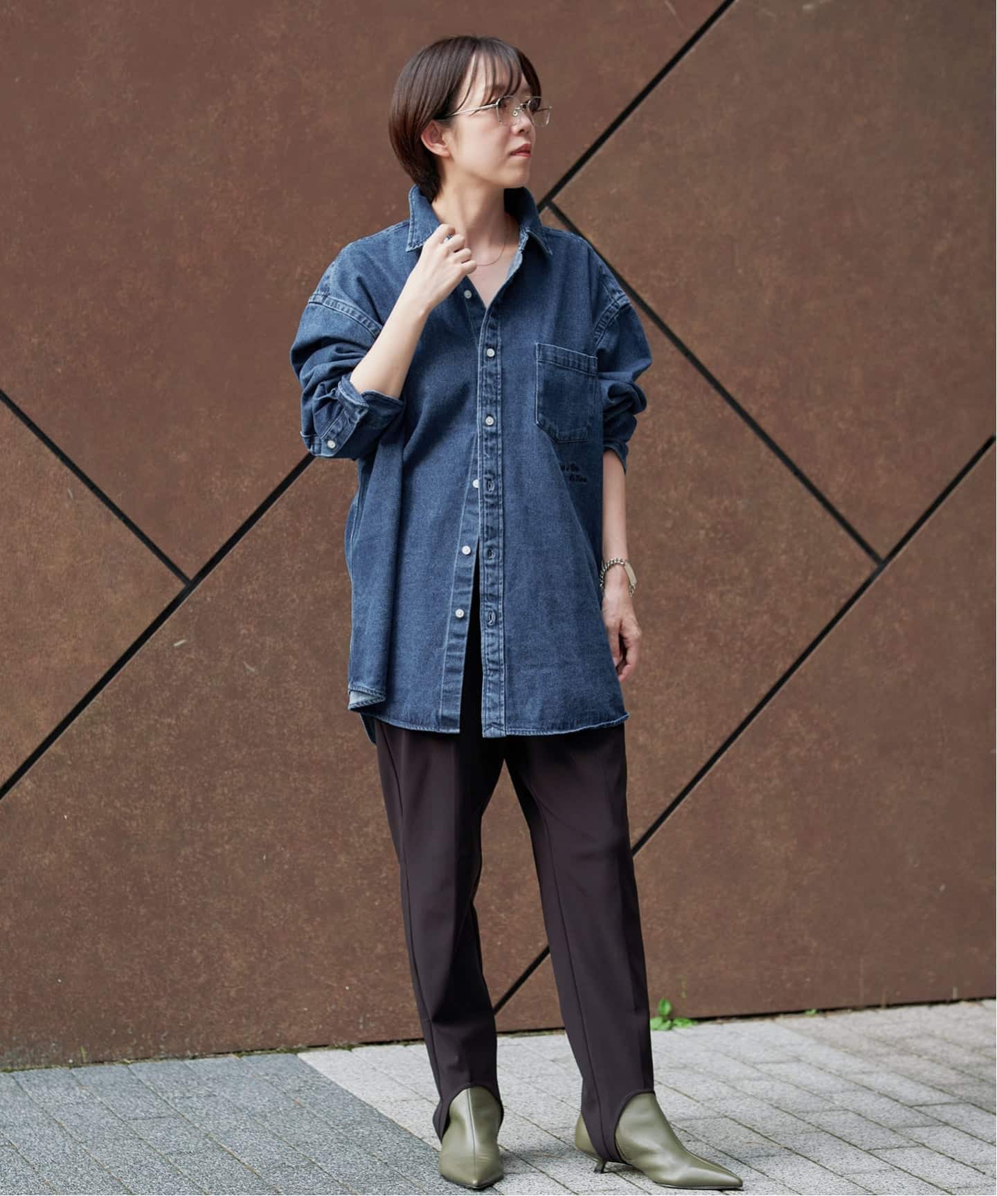 予約》J.J.Mercer/ジェイジェイマーサー 別注 刺繍デニムシャツ