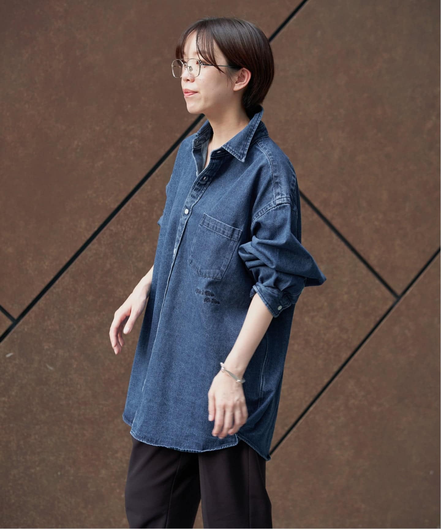 予約》J.J.Mercer/ジェイジェイマーサー 別注 刺繍デニムシャツ