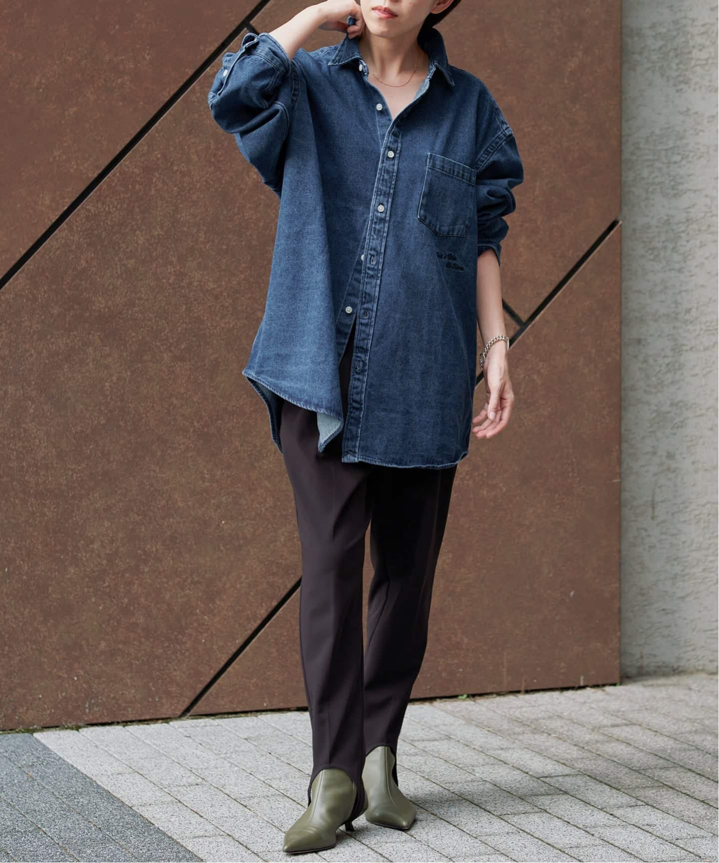 J.J.Mercer/ジェイジェイマーサー 別注 刺繍デニムシャツ（シャツ