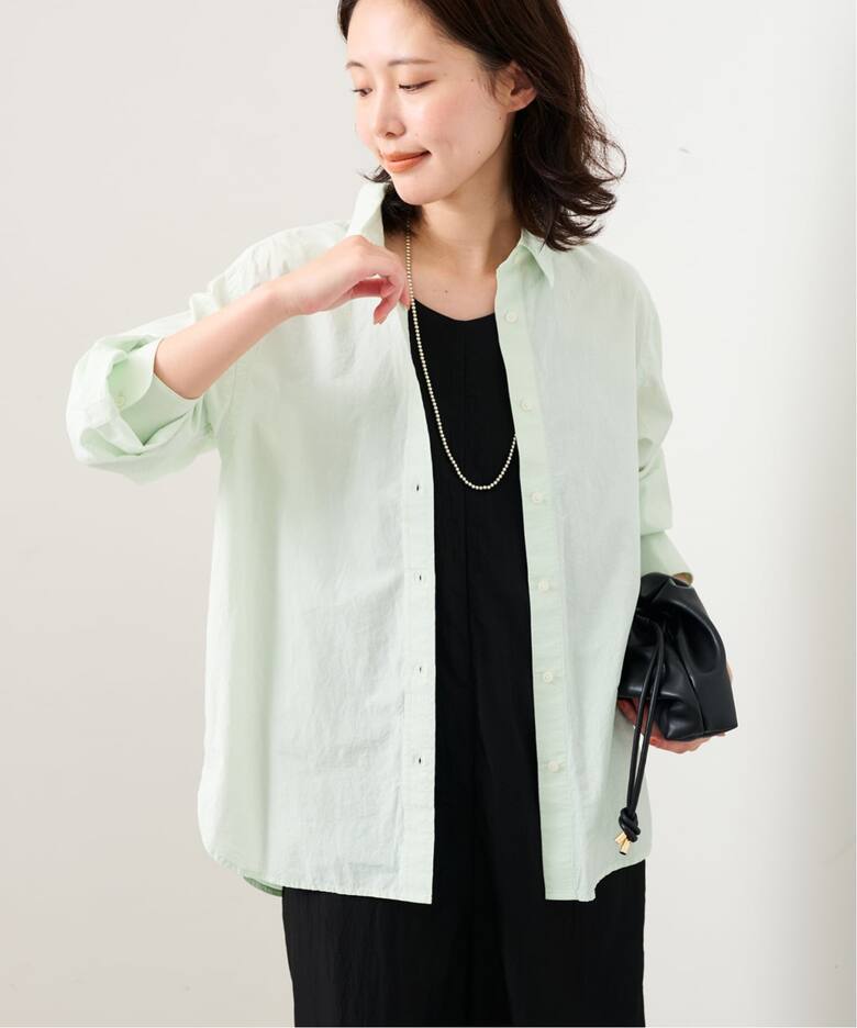 追加》Wash Cotton Color シャツ（シャツ／ブラウス）｜SLOBE IENA 