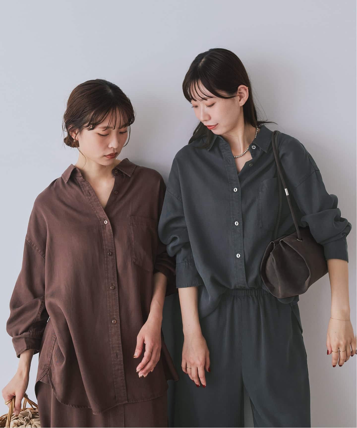 シリーズあり/セットアップ可/追加》製品染めシャツ（シャツ／ブラウス