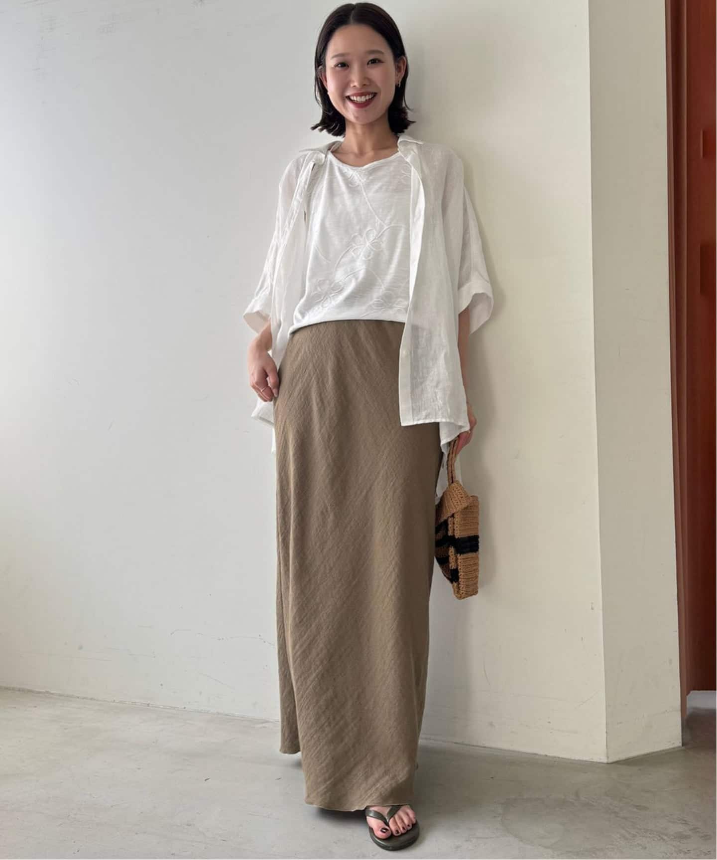 追加/シリーズあり》リネンコットンBOXシャツ（シャツ／ブラウス
