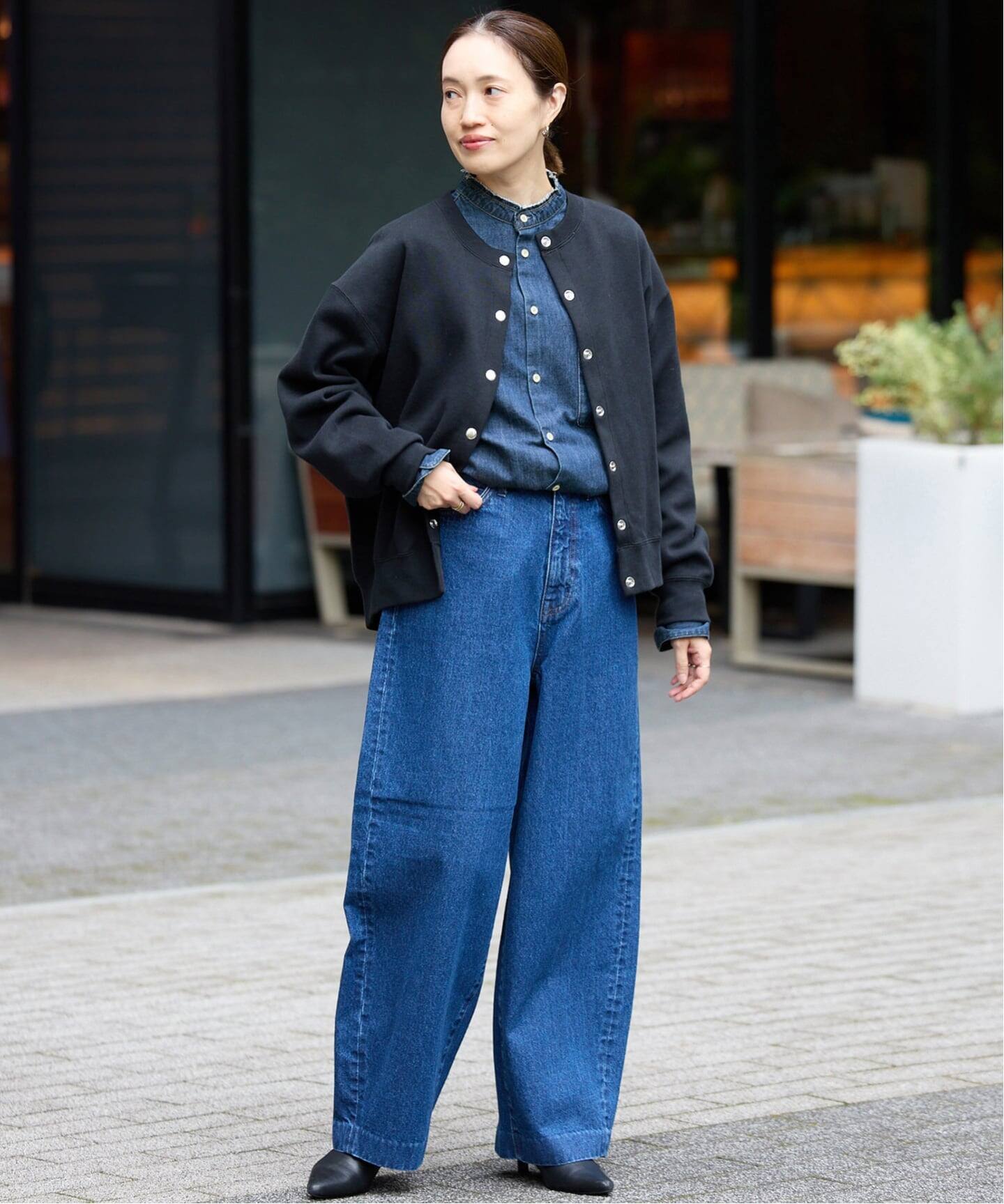 スローブイエナ LEDENIM REMAKE OVER SHIRT LEDENIM REMAKE OVER SHIRT（シャツ／ブラウス）｜SLOBE IENA
