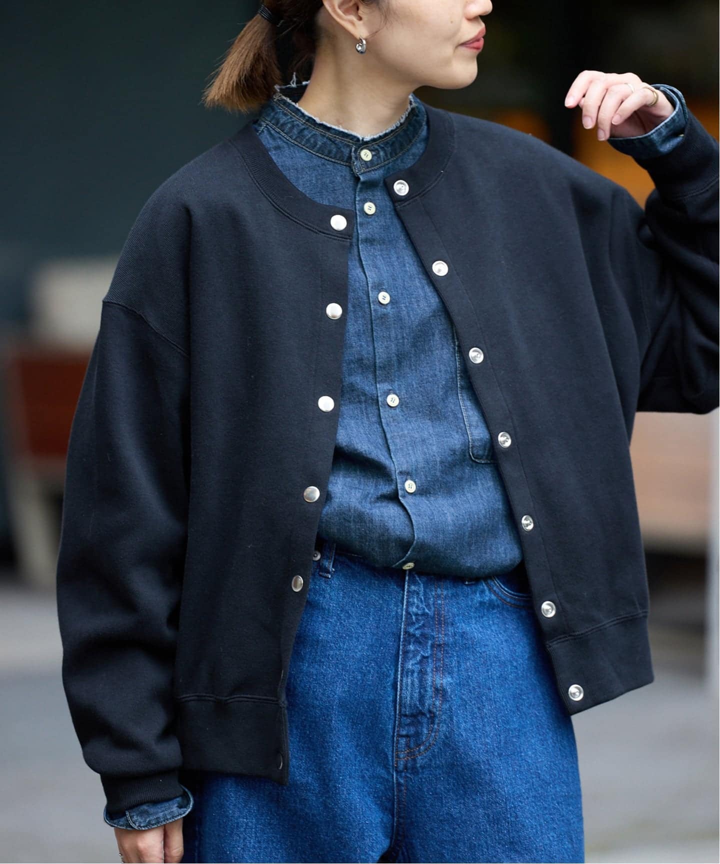 スローブイエナ LEDENIM REMAKE OVER SHIRT LEDENIM REMAKE OVER SHIRT（シャツ／ブラウス）｜SLOBE IENA