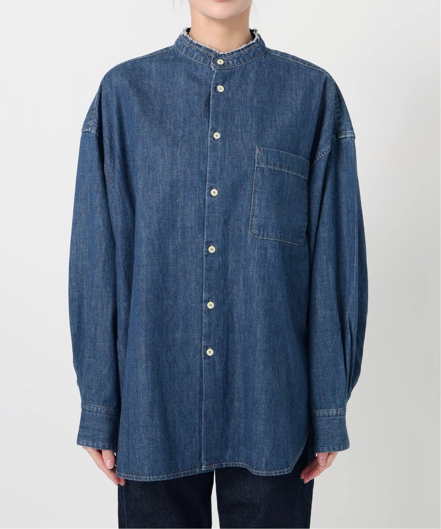 スローブイエナ LEDENIM REMAKE OVER SHIRT LEDENIM REMAKE OVER SHIRT（シャツ／ブラウス）｜SLOBE IENA