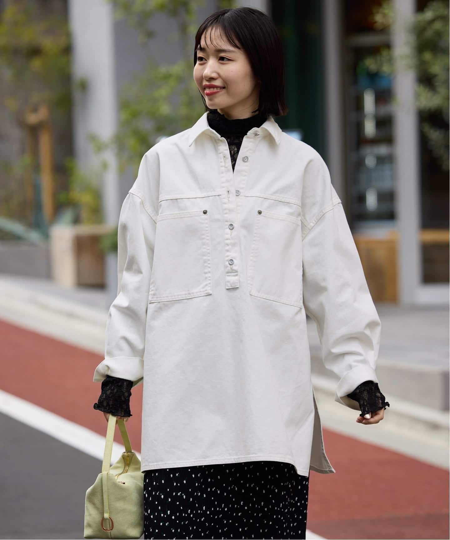 予約》LE DENIM フィールドオーバーチュニック（シャツ／ブラウス