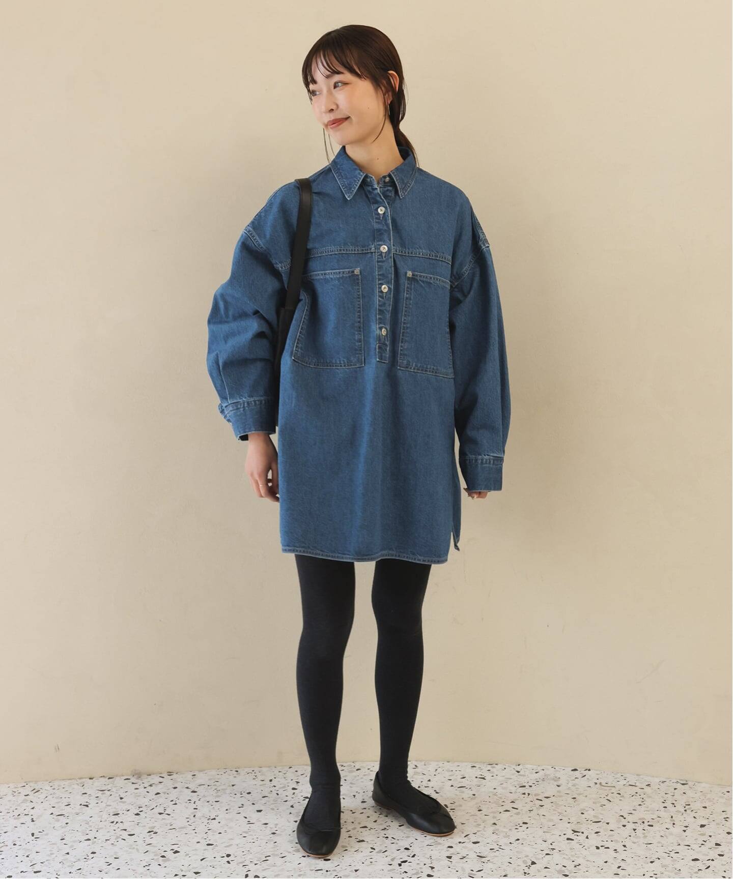 LE DENIM フィールドオーバーチュニック（シャツ／ブラウス）｜SLOBE 
