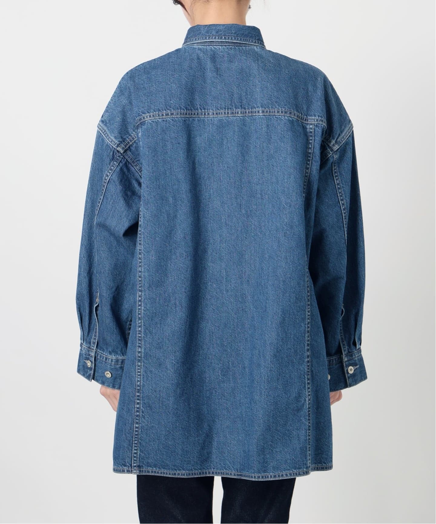 予約》LE DENIM フィールドオーバーチュニック（シャツ／ブラウス