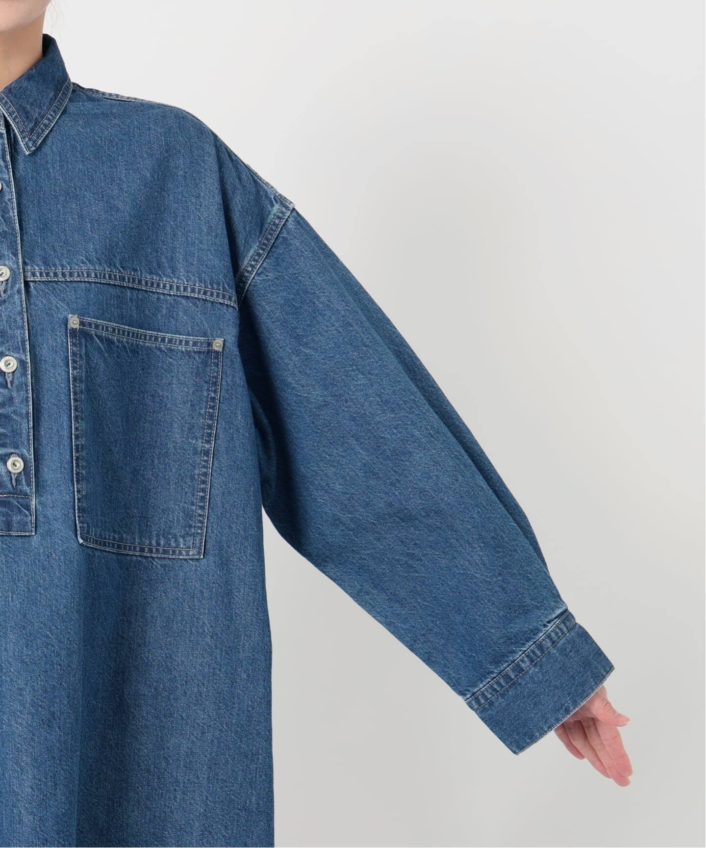 予約》LE DENIM フィールドオーバーチュニック（シャツ／ブラウス