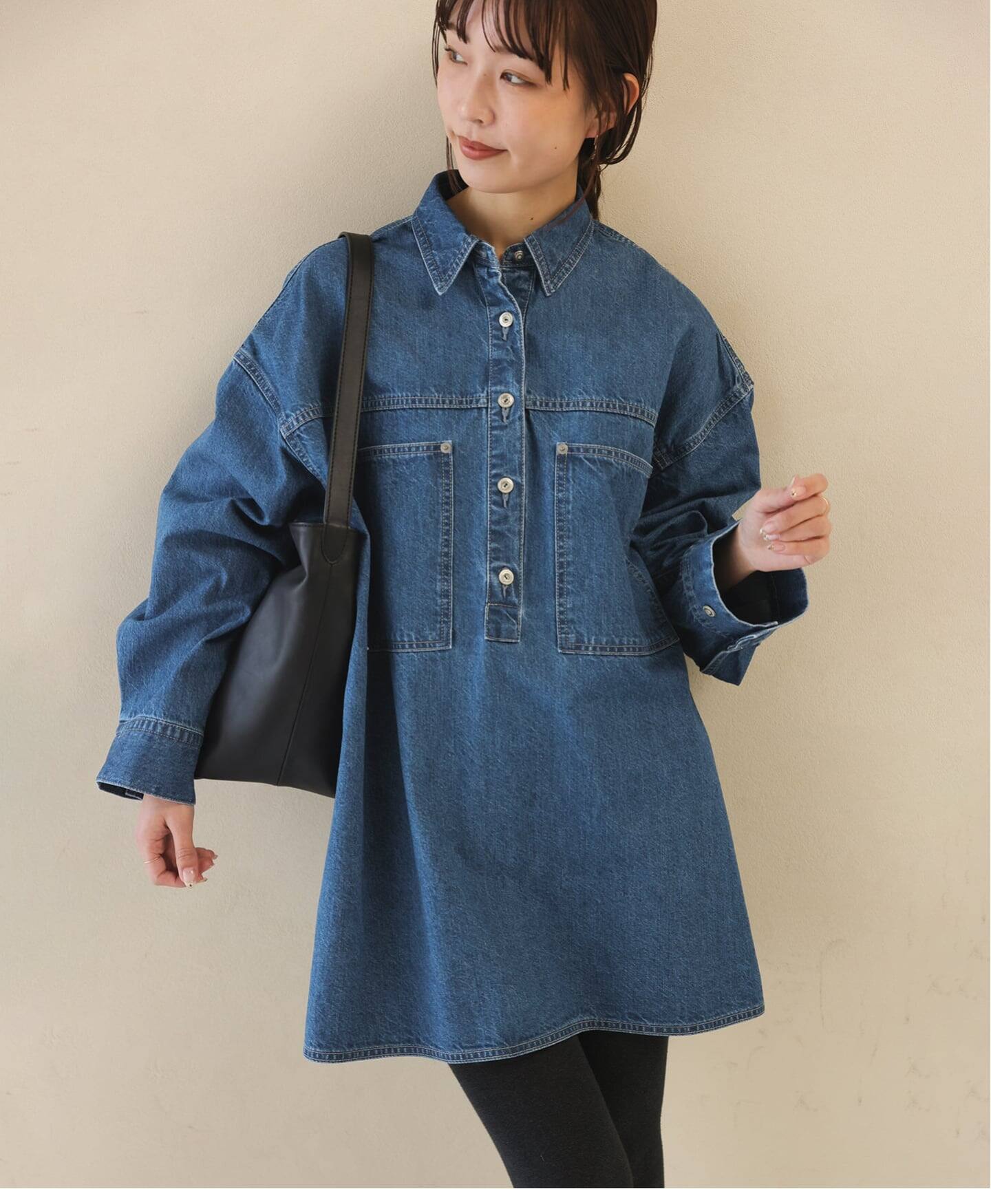 LE DENIM フィールドオーバーチュニック（シャツ／ブラウス）｜SLOBE 