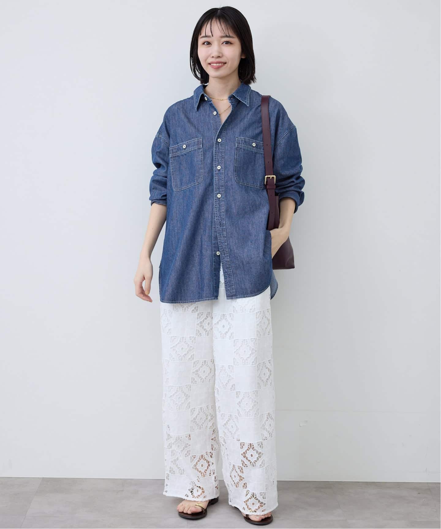 予約》LEDENIM LABOR FORM デニムシャツ（シャツ／ブラウス）｜SLOBE