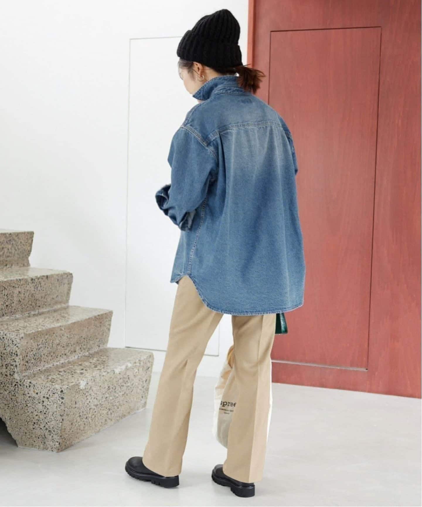 WEB限定/追加4予約》LE DENIM BDUデニムシャツ（シャツ／ブラウス
