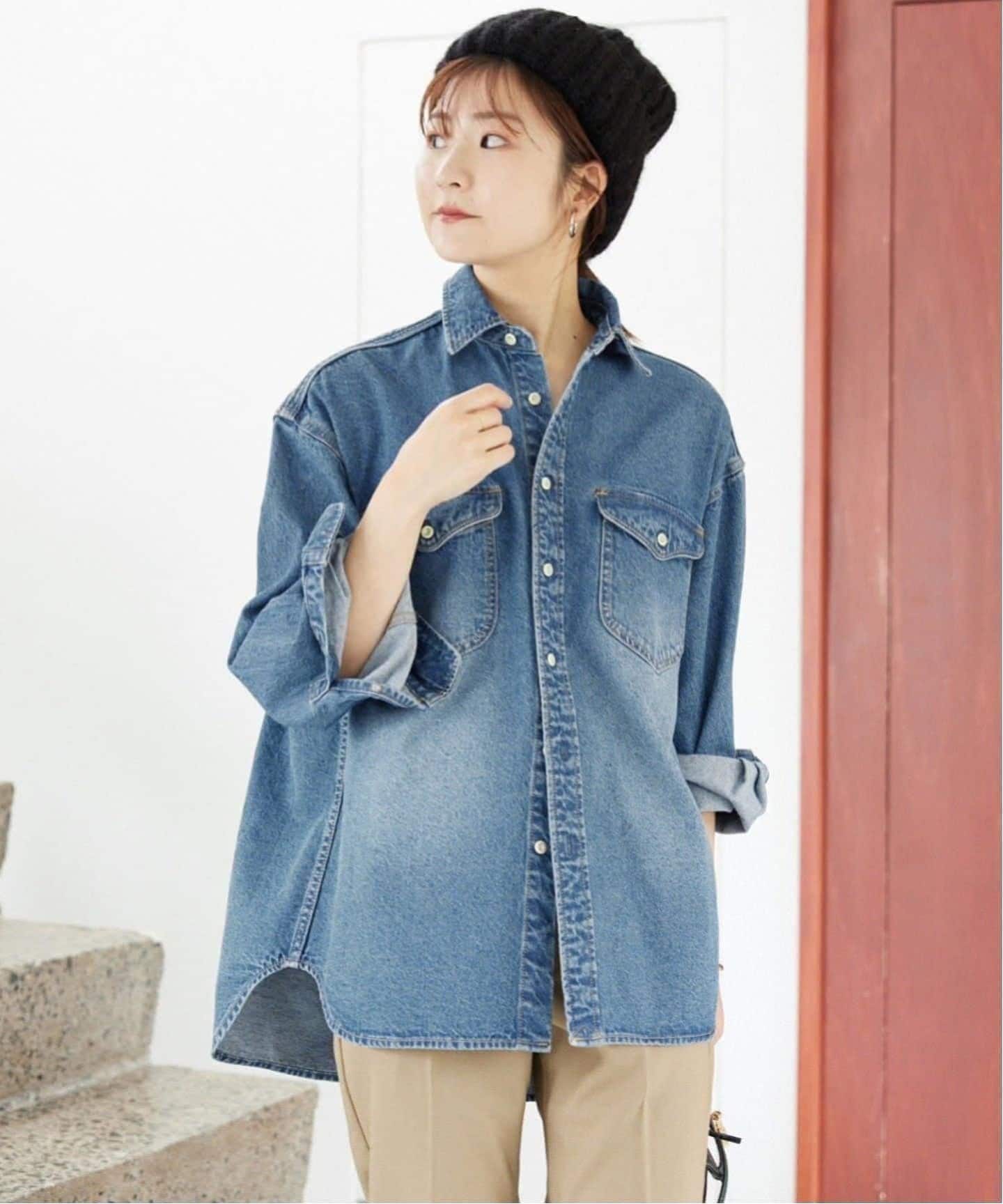 WEB限定/追加4予約》LE DENIM BDUデニムシャツ（シャツ／ブラウス