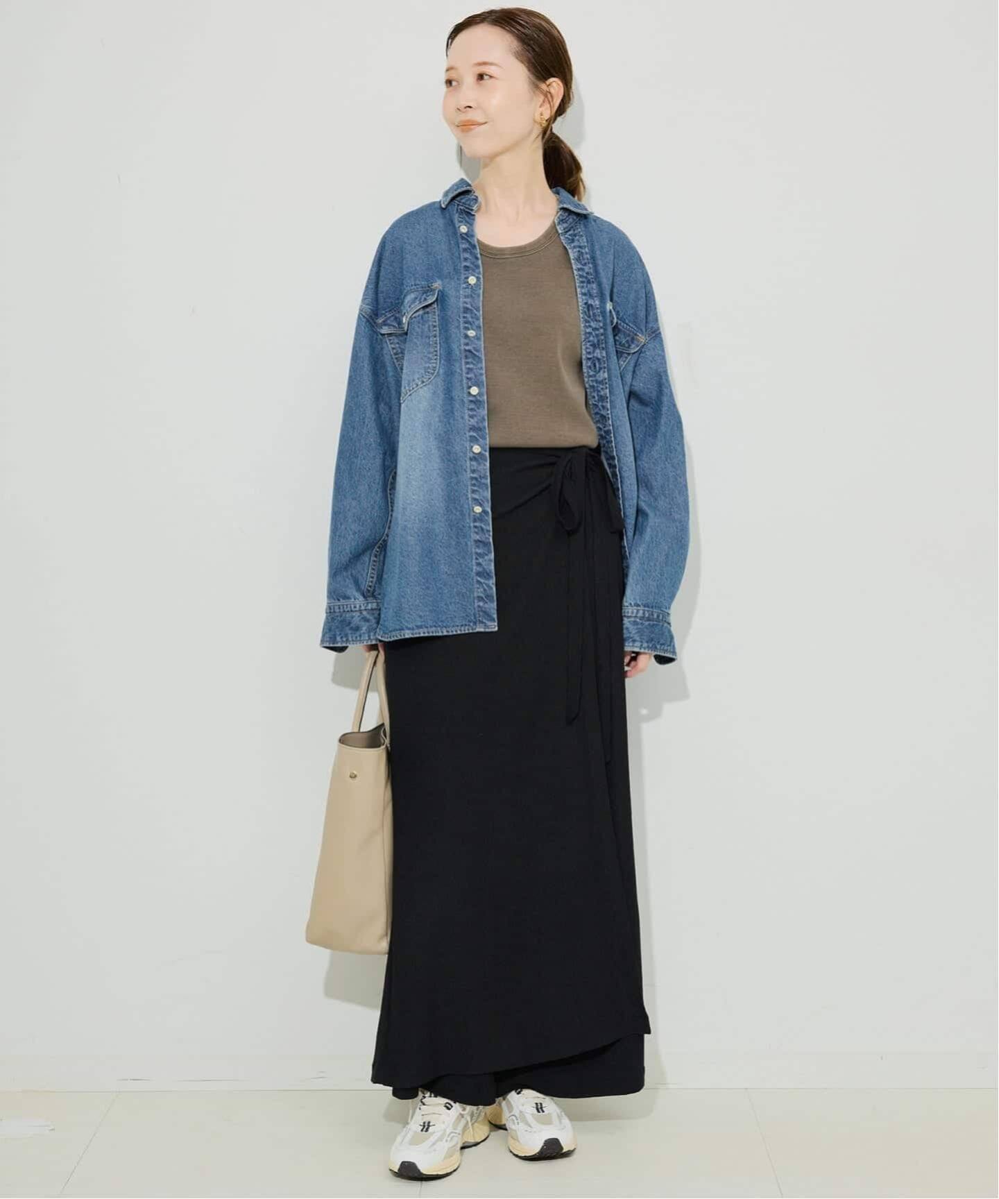 WEB限定/追加4》LE DENIM BDUデニムシャツ（シャツ／ブラウス）｜SLOBE