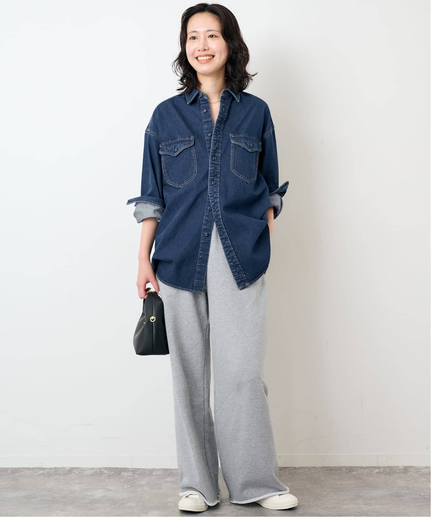 WEB限定/追加予約》LE DENIM BDUデニムシャツ（シャツ／ブラウス