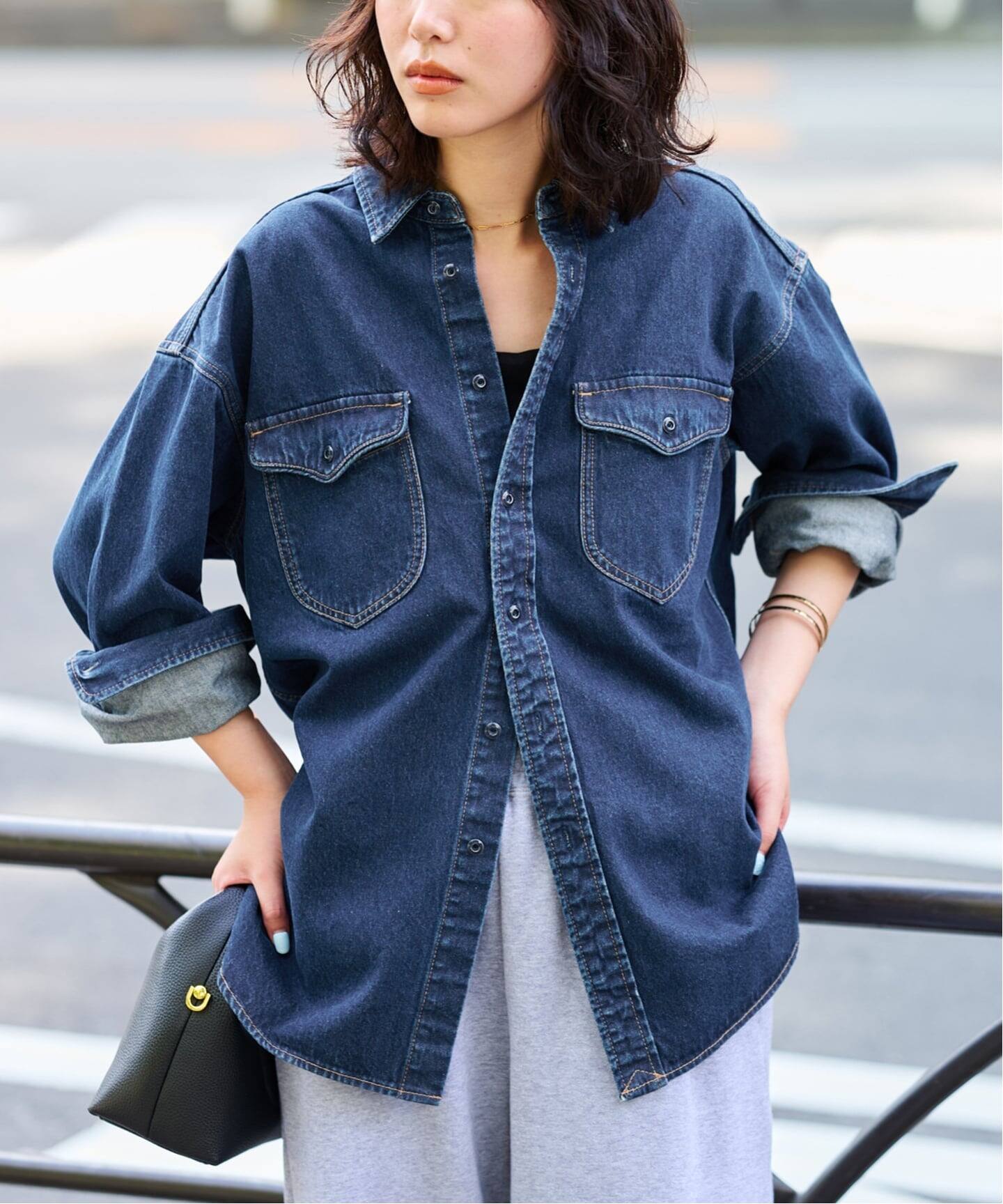 WEB限定/追加予約》LE DENIM BDUデニムシャツ（シャツ／ブラウス 