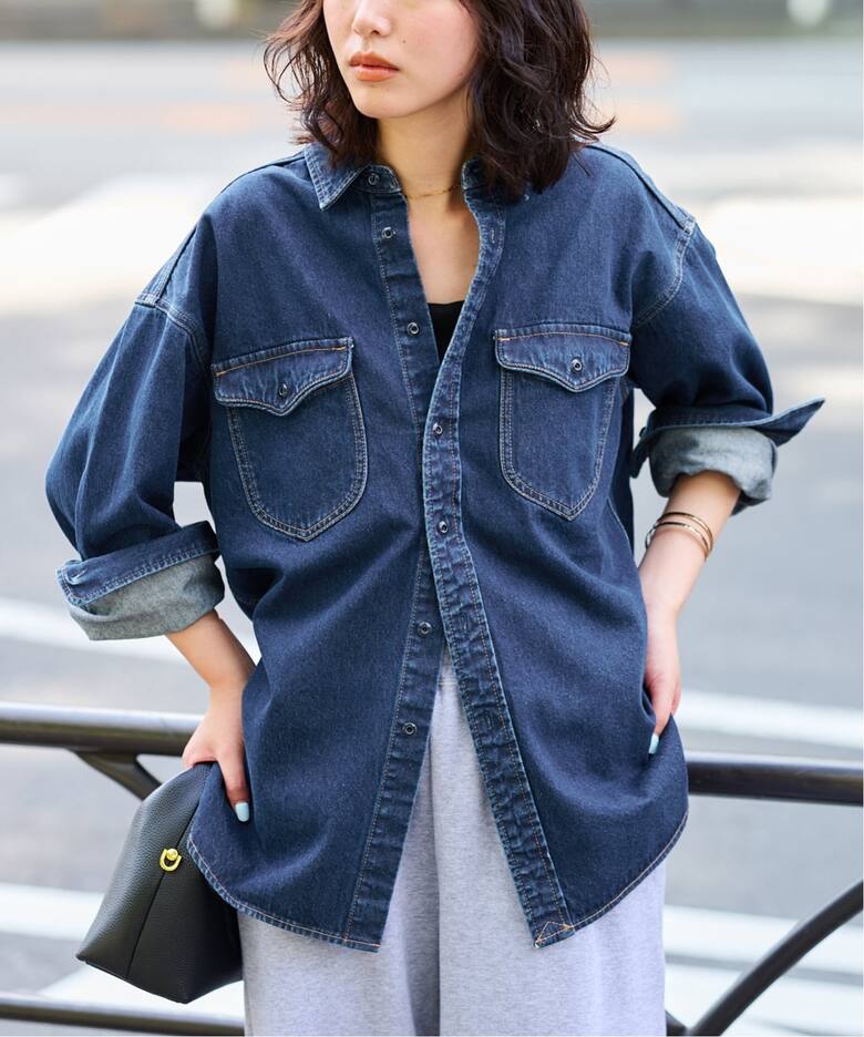 WEB限定/追加予約》LE DENIM BDUデニムシャツ（シャツ／ブラウス 