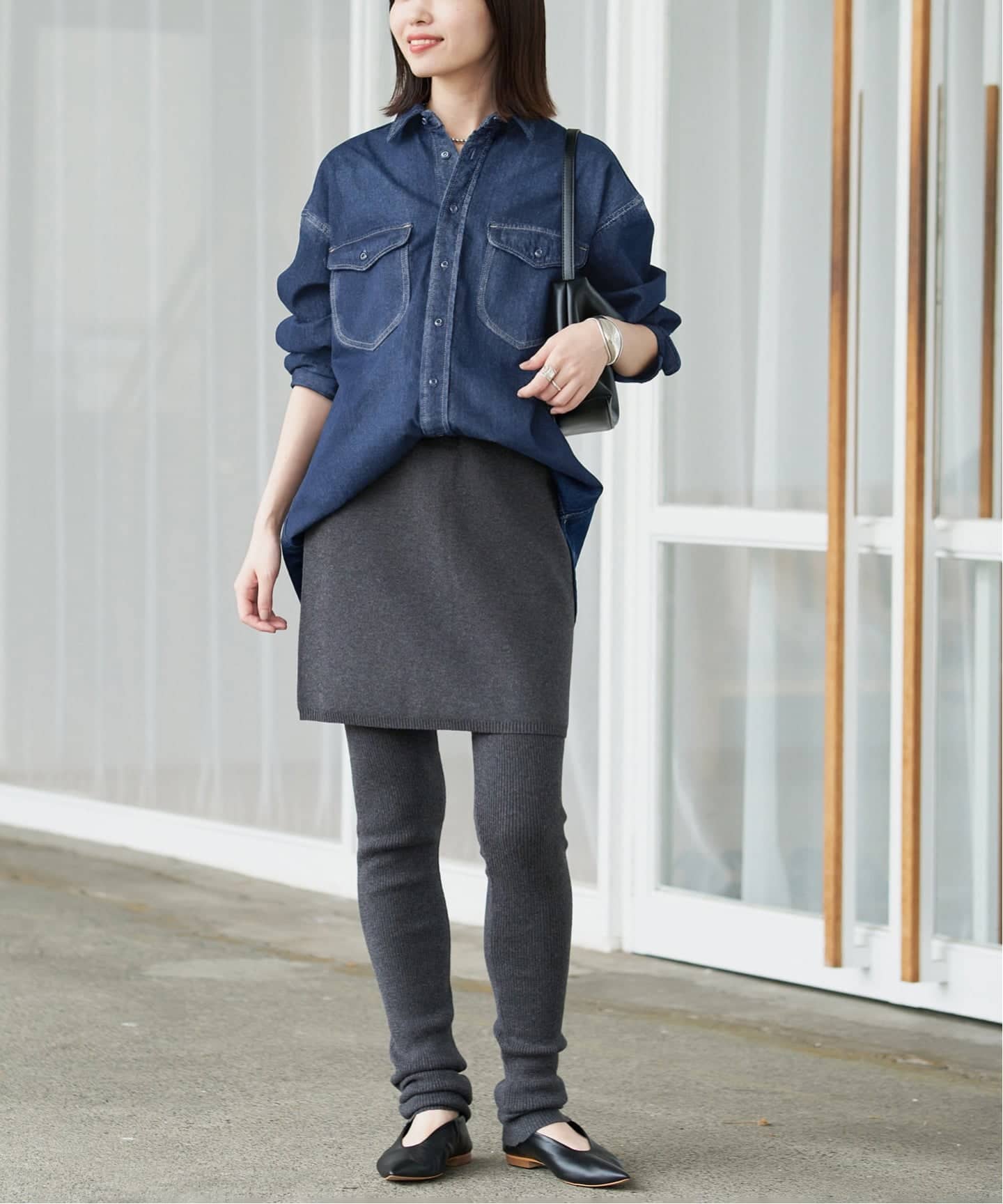 WEB限定/追加予約》LE DENIM BDUデニムシャツ（シャツ／ブラウス