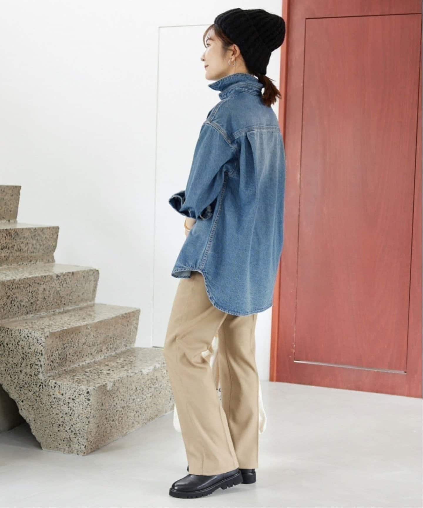 WEB限定/追加予約》LE DENIM BDUデニムシャツ（シャツ／ブラウス
