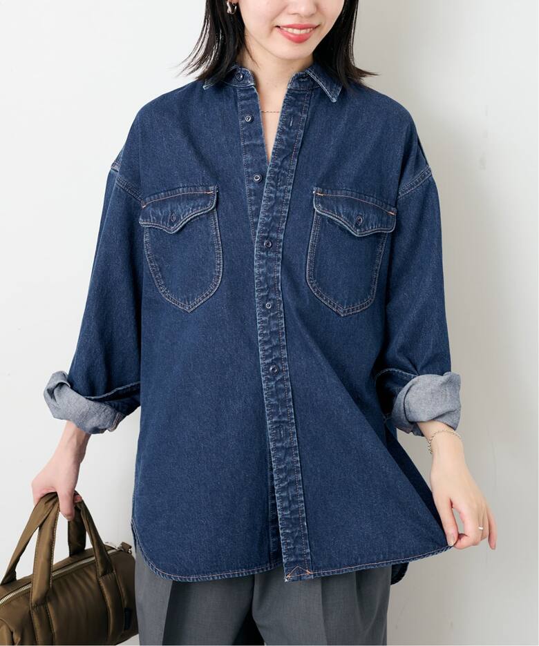 WEB限定/追加予約》LE DENIM BDUデニムシャツ（シャツ／ブラウス 