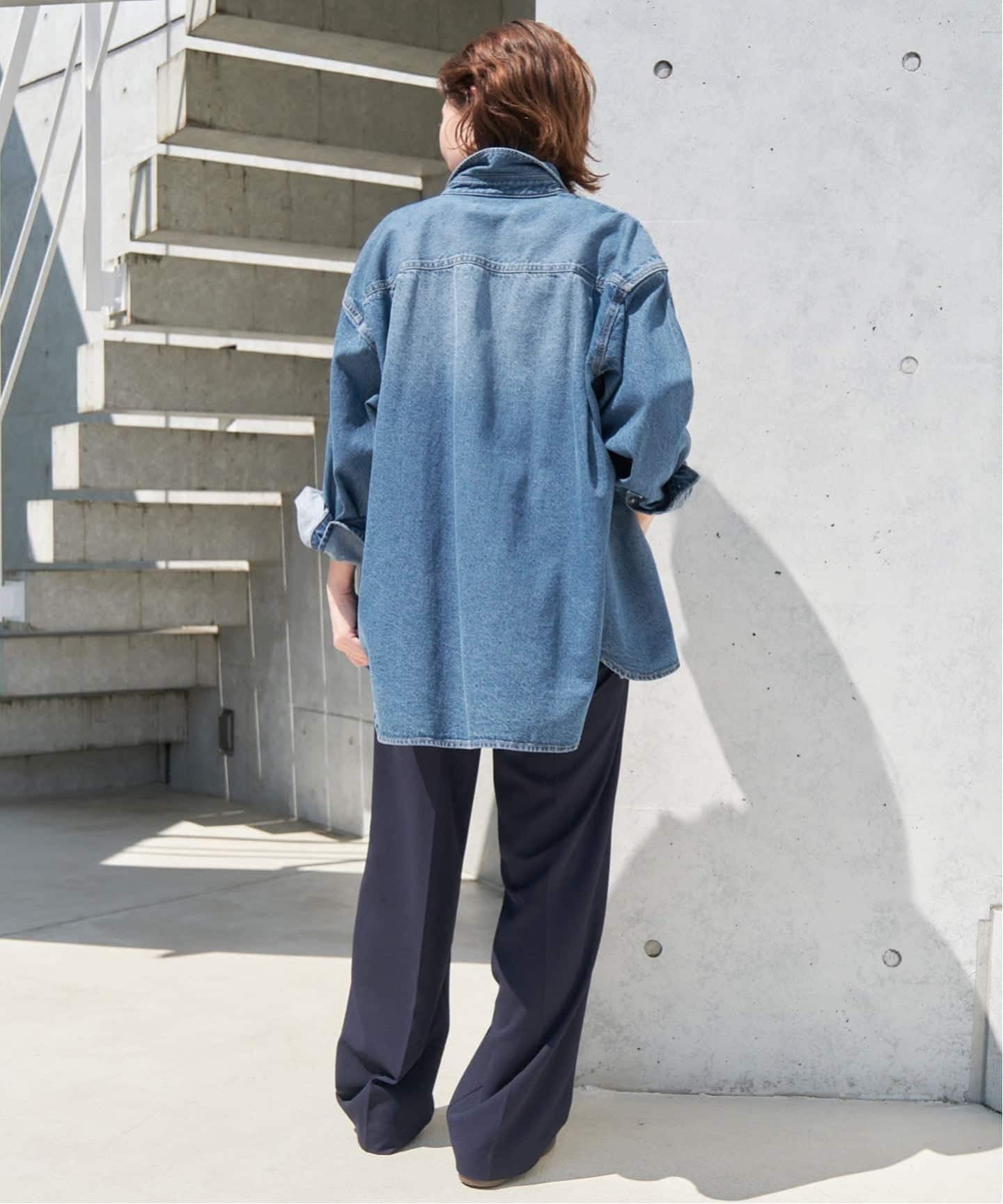 WEB限定/追加予約》LE DENIM BDUデニムシャツ（シャツ／ブラウス